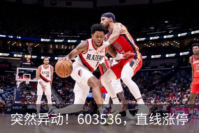 突然异动！603536，直线涨停